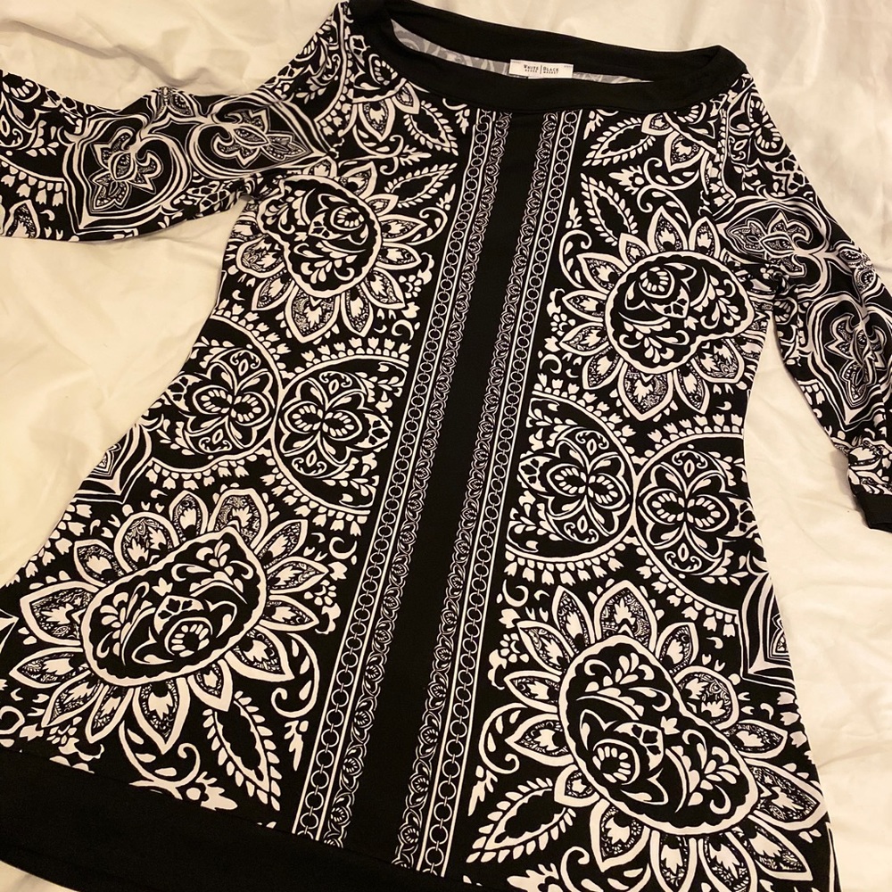 White House Black Market Floral Dress L